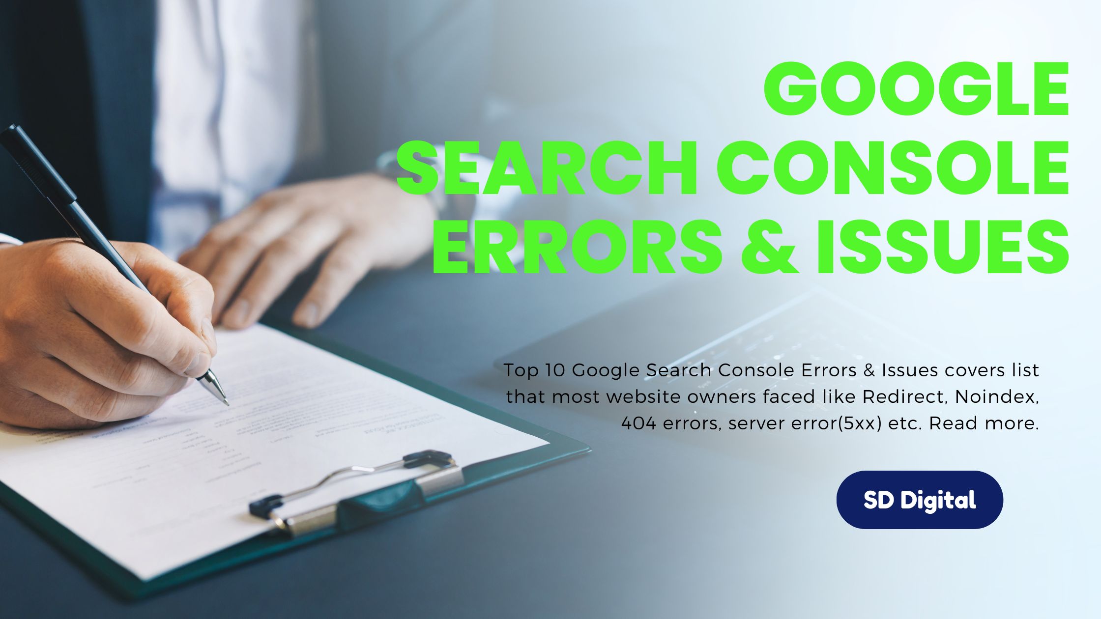 Top 10 Google Search Console Errors & Issues